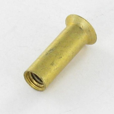 1 x Nut Binder Pan Countersunk Head Slotted M4X12 5X16 Brass