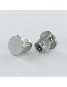 Nut Binder Flat Head Knurled M5X8.5 8X9 316L