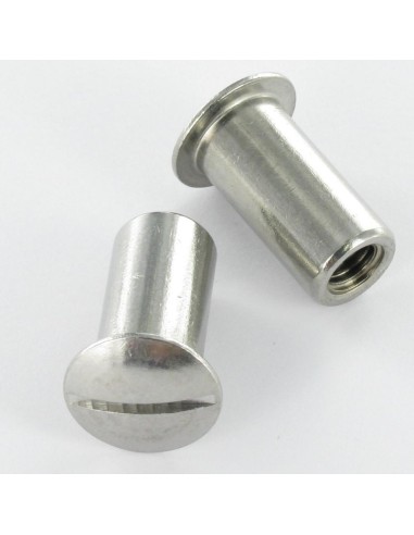 1 x Nut Binder Pan Head Slotted 12.5X25 M8X22...