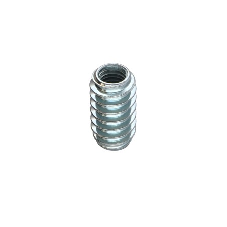 1 x Self Tapping Insert Not Slotted Zinc Plated M8 13X25