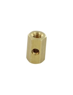 BOUNDARIES Brass Hexagonal 7X12 Hole And Drill M4/P70 FLAT