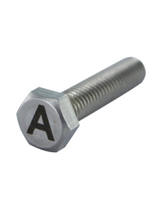 Machine Screw Hexagonal Head 8X35 Stainless Steel A4 with...