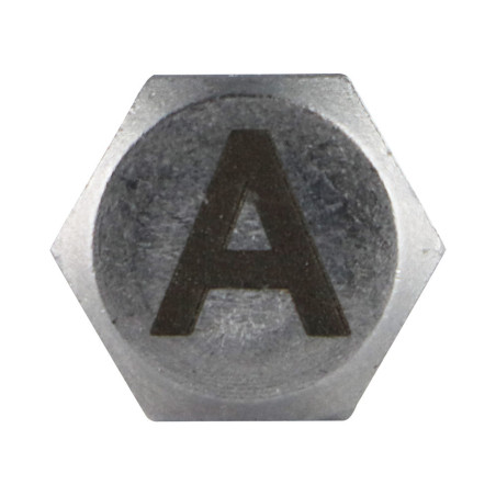 1 x Machine Screw Hexagonal Head 8X35 Stainless Steel A4 with letter engraving "HAS"