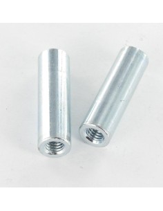 Coupling Nut Cylindrical 10X35 M6 Zinc Plated 2