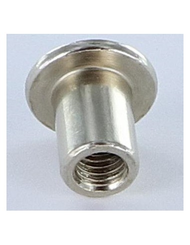 1 x Binder Nuts Flat Head Head Diameter: 15...