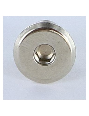 1 x Binder Nuts Flat Head Head Diameter: 15...