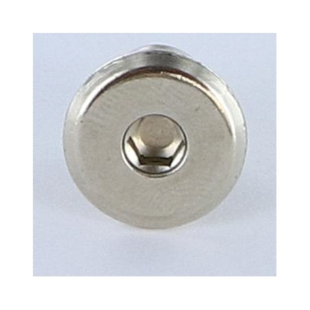 1 x Binder Nuts Flat Head Head Diameter: 15 Diameter Of Body 9 Lengh Under Head 15 M6 Hexagon Socket 4 Zinc Plated