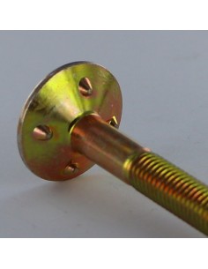 Screw FLOOR Countersunk Head Large 10X80 4 spurs Yellow Zinc 2
