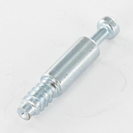 1 x Stud connection Wood 7X39 Zinc Plated