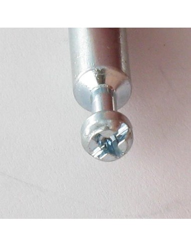 1 x Stud connection Wood 7X39 Zinc Plated