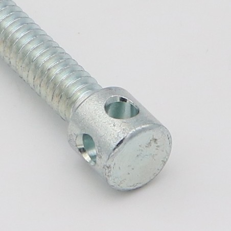 1 x Furniture Screw Zinc Plated M7X45 Head 4 Holes