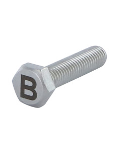 Machine Screw Hexagonal Head 8X35 Stainless Steel A4 with...