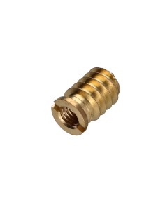 Self tapping insert for wood M8 13X20 Brass