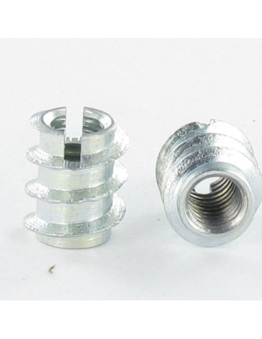 1 x Self Tapping Insert Slotted Zinc Plated M8...