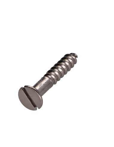 1 x Wood Screw Chrome Plated Brass Countersunk...