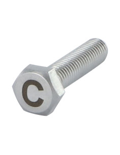 Machine Screw Hexagonal Head 8X35 Stainless Steel A4 with...