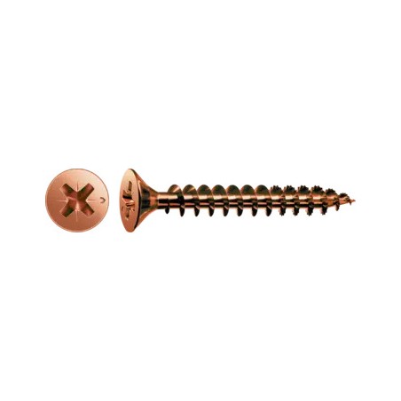 1 x Screw Spax Countersunk Head Pozi PZ2 4.5X40 Full Thread ACBRU