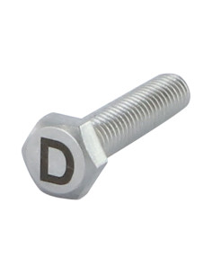 Machine Screw Hexagonal Head 8X35 Stainless Steel A4 with...