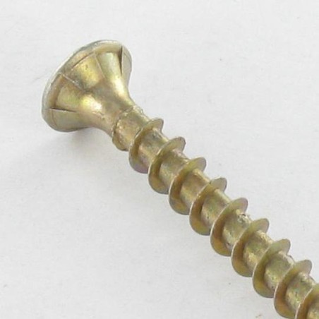 1 x Screw Spax Countersunk Head Pozi PZ3 6X80 Full Thread Yellow Zinc