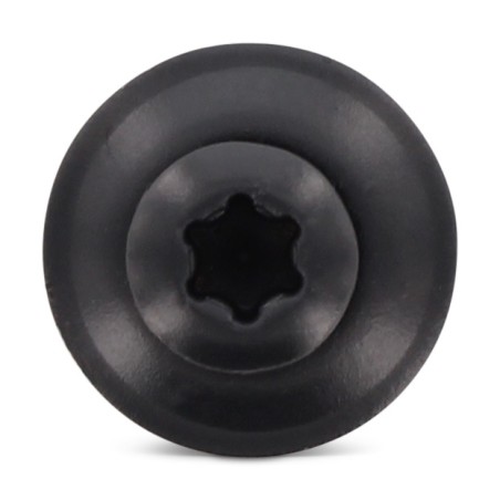 1 x Rsd Csk Woodscrews Bonded Sealing Washer Pan Countersunk Head T20 Stainless Steel A2 Ral7016/Anthracite Grey 4.5X35