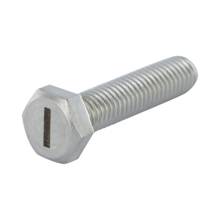 1 x Machine Screw Hexagonal Head 8X35 Stainless Steel A4 with letter engraving "I"