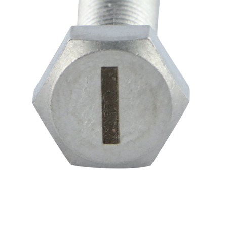 1 x Machine Screw Hexagonal Head 8X35 Stainless Steel A4 with letter engraving "I"