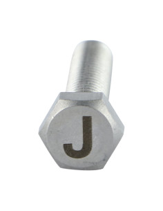 Machine Screw Hexagonal Head 8X35 Stainless Steel A4 with... 2