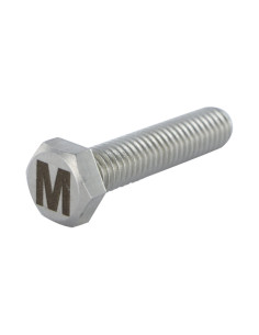 Machine Screw Hexagonal Head 8X35 Stainless Steel A4 with...