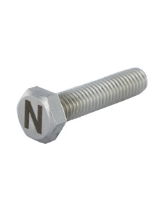 Machine Screw Hexagonal Head 8X35 Stainless Steel A4 with...