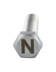 Machine Screw Hexagonal Head 8X35 Stainless Steel A4 with... 2