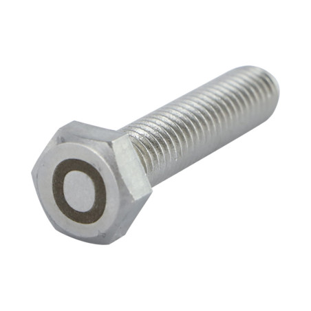 1 x Machine Screw Hexagonal Head 8X35 Stainless Steel A4 with letter engraving "O"