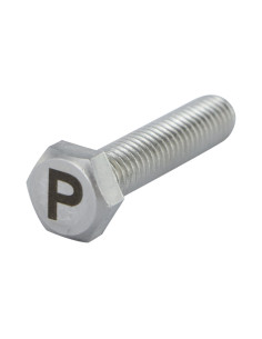 Machine Screw Hexagonal Head 8X35 Stainless Steel A4 with...
