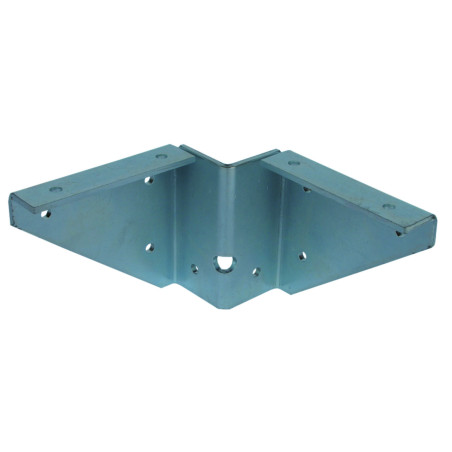 1 x Table fitting FOOT RECTANGLE Zinc Plated