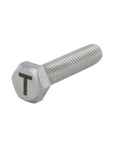 Machine Screw Hexagonal Head 8X35 Stainless Steel A4 with...