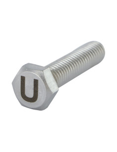 Machine Screw Hexagonal Head 8X35 Stainless Steel A4 with...