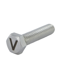 Machine Screw Hexagonal Head 8X35 Stainless Steel A4 with...