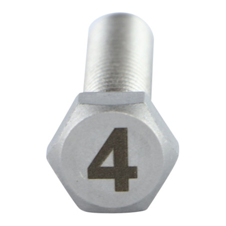 1 x Machine Screw Hexagonal Head 8X35 Stainless Steel A4 Engraving Letter FIGURE 4