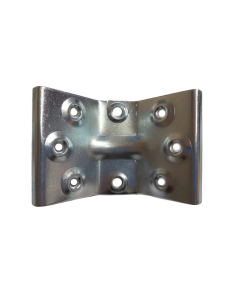 Table fitting 8 Hole Zinc Plated