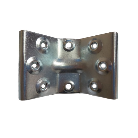 1 x Table fitting 8 Hole Zinc Plated