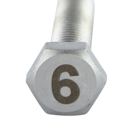 1 x Machine Screw Hexagonal Head 8X35 Stainless Steel A4 Engraving Letter FIGURE 6