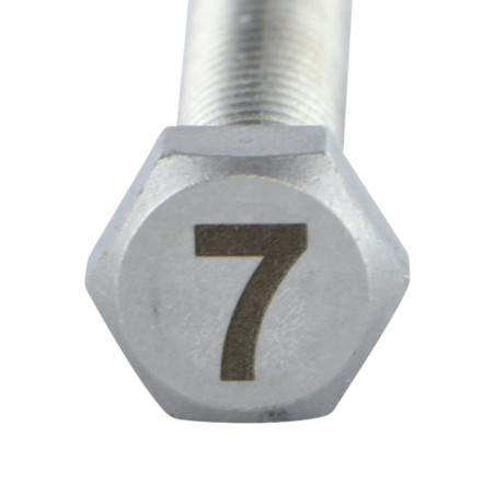 1 x Machine Screw Hexagonal Head 8X35 Stainless Steel A4 Engraving Letter FIGURE 7