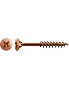 Screw Spax Countersunk Head Pozi PZ2 4X40 Thread Length:...