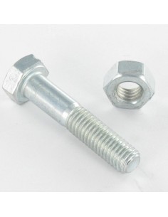 Bolt With Nut Hexagonal Head M12X220 Zinc Plated