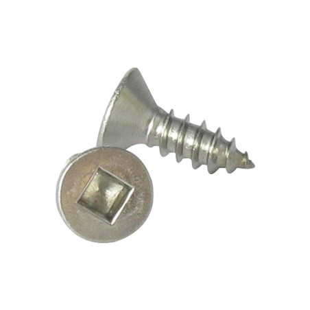 1 x Thread Rolling Screw Countersunk Head Square 4.2X16 Square 2 Stainless Steel A2