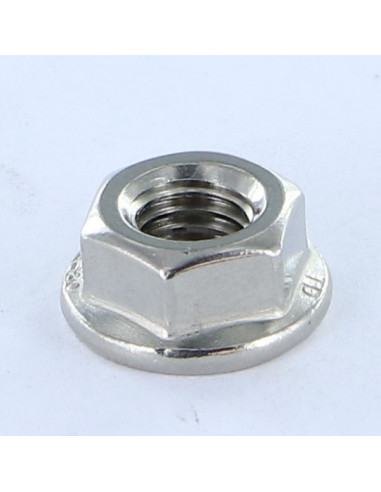 1 x Nut Flanche Without Serration M8 Stainless...