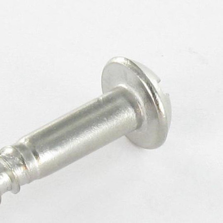 1 x Wood Screw Stainless Steel A2 Round Head Slotted 5X70