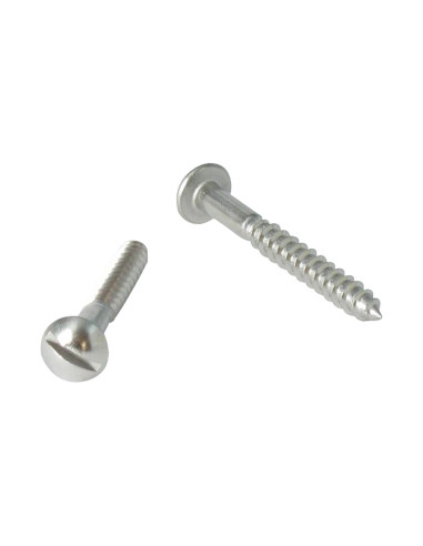 1 x Wood Screw Stainless Steel A2 Round Head...