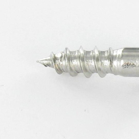 1 x Wood Screw Stainless Steel A2 Pan Countersunk Head Slotted 5X40