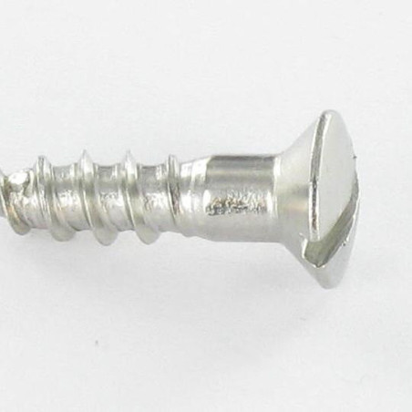 1 x Wood Screw Stainless Steel A2 Pan Countersunk Head Slotted 5X50