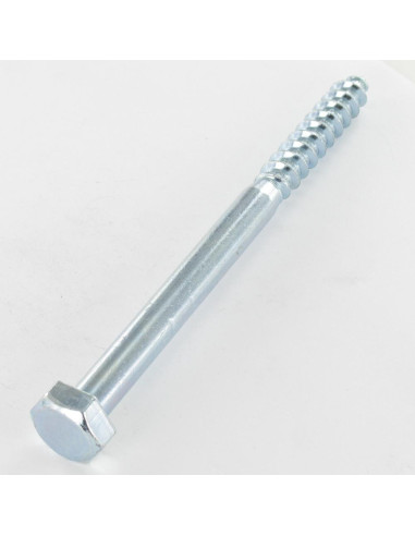 1 x Coach Screw 10X210 Thread Length: 130 Zinc...